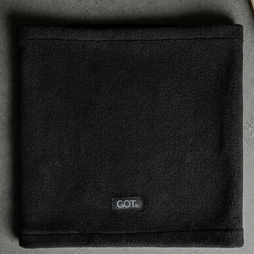 GOT Black Fleece Neck Gaiter – Ski Snowboard Winter Warmer